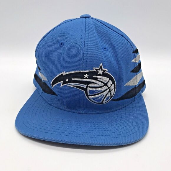 Mitchell & Ness Orlando Magic NBA Ball Cap Snapback Embroidered 3D Logo Blue Hat - Picture 9 of 13